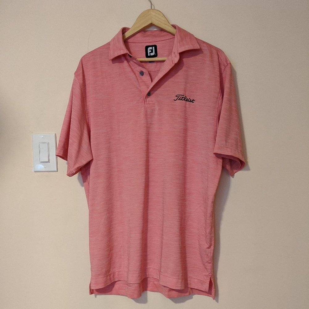 Pink Titleist Golf Shirt